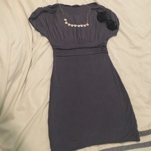 Gray Mini Dress